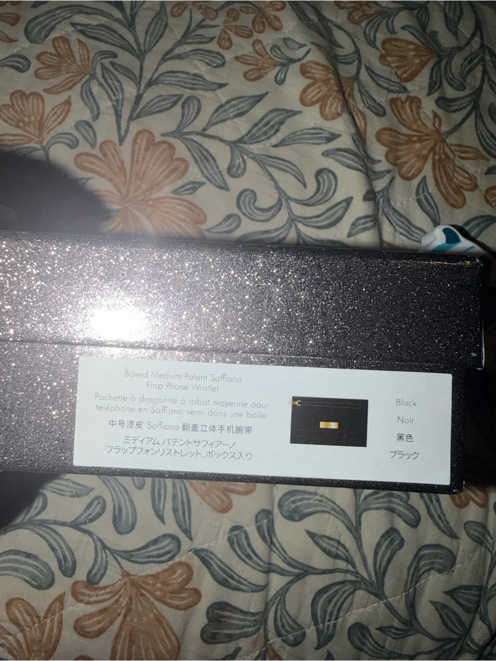kate spade black saffiano leather flap wallet with gold plaque